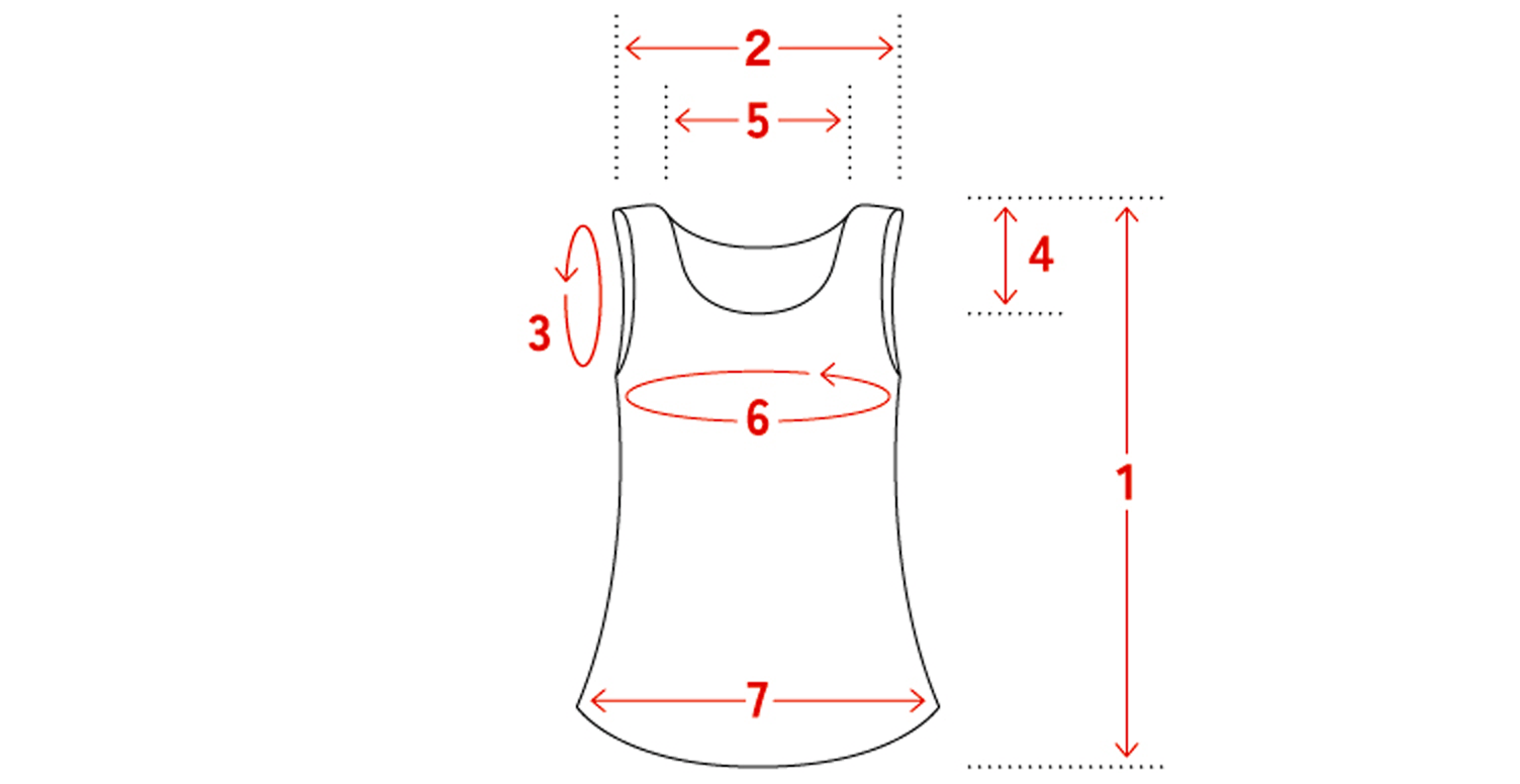 タンクトップ 図柄