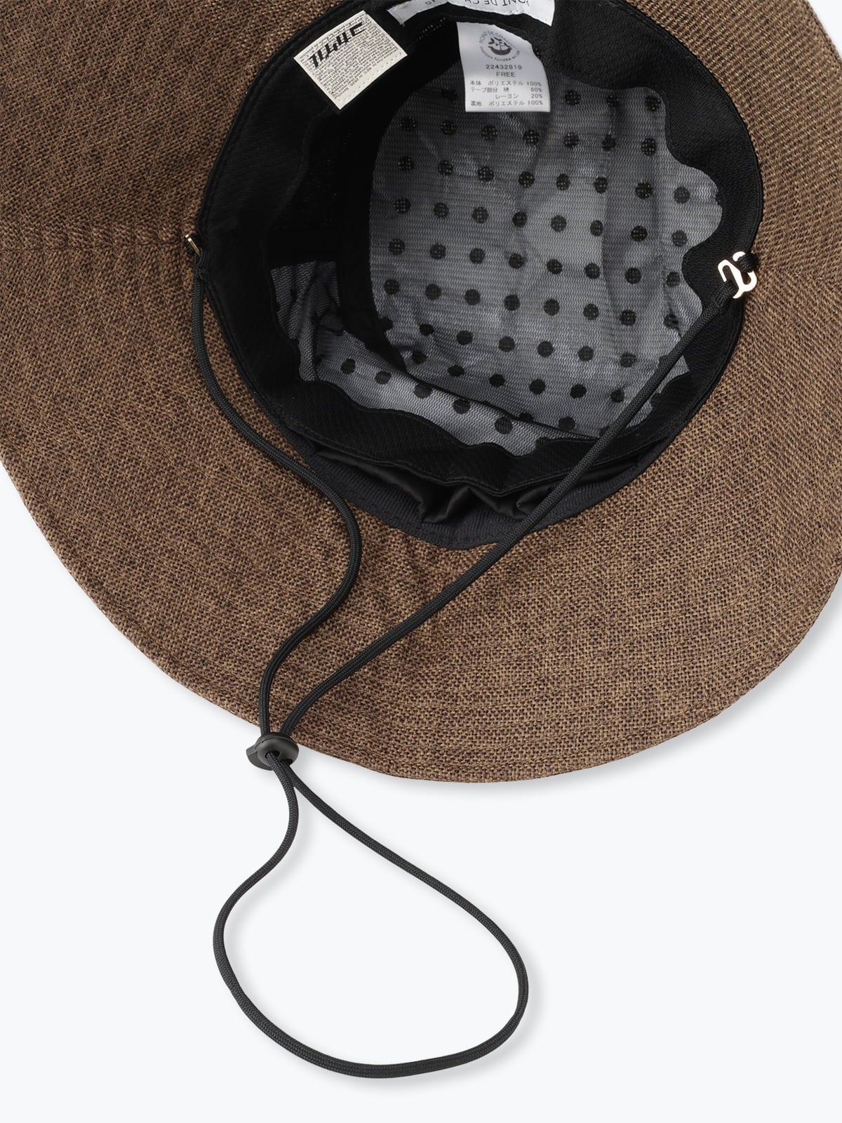 WASHABLE JUTE LIKE HAT PONT DE CHALONS ポンデシャロン | PONT DE