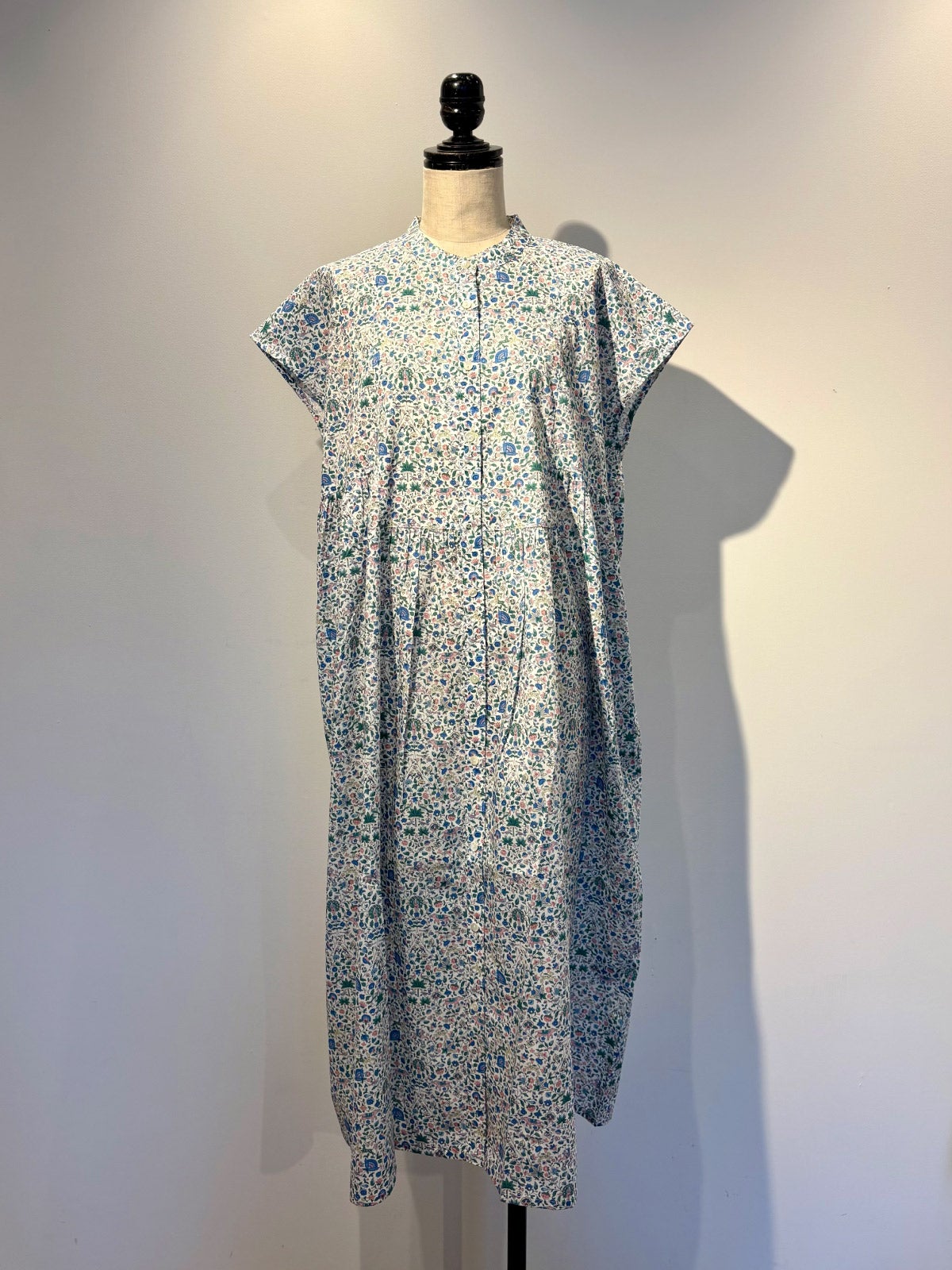 LIBERTYタナローン胸切替フレンチシャツワンピース sosotto ソソット