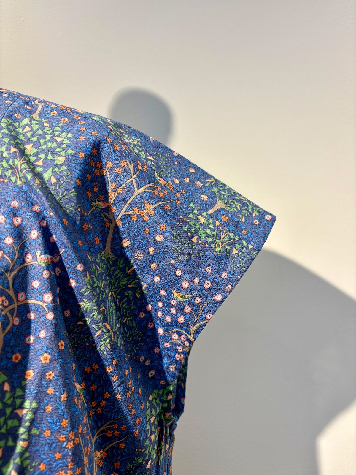 LIBERTYタナローン胸切替フレンチシャツワンピース sosotto ソソット