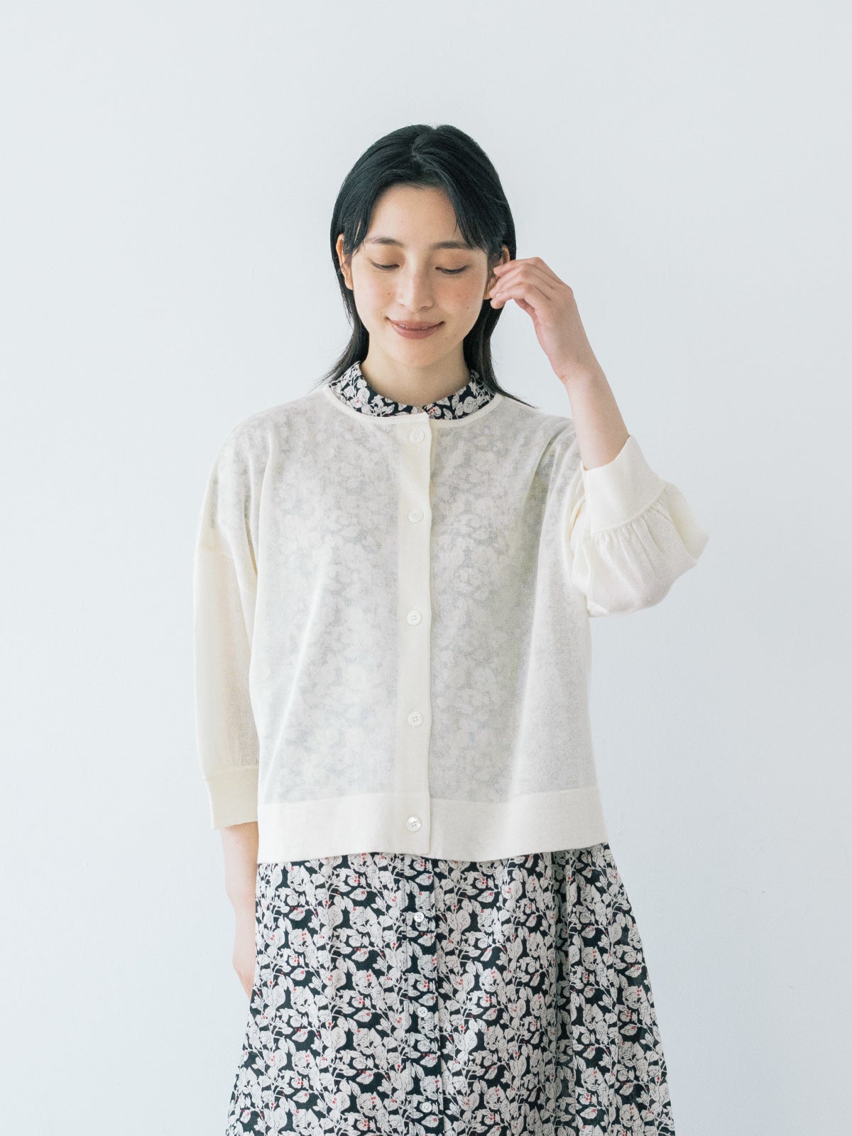 KAON 装飾 ニット カーディガン セール】メンズ ニット カーディガン K-LARENCE-CARDIGAN-B