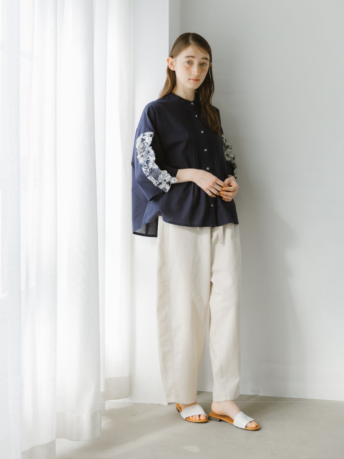 7ozﾃﾞﾆﾑﾘﾎﾞﾝ付きｶｰﾌﾞﾊﾟﾝﾂ sosotto ソソット | PONT DE CHALONS ONLINE SHOP