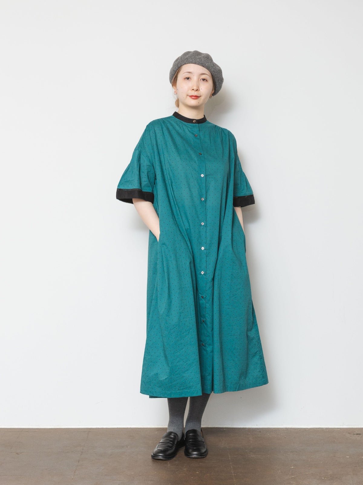 ORIGINAL DOT GATHER ONE PIECE PONT DE CHALONS ポンデシャロン