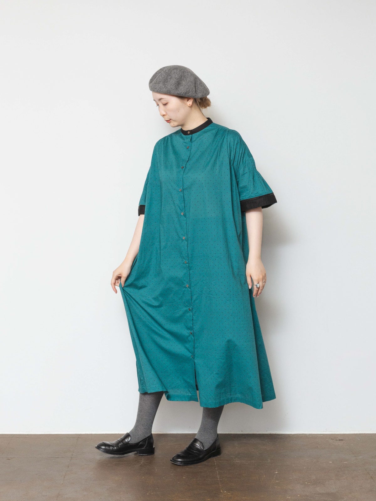 ORIGINAL DOT GATHER ONE PIECE PONT DE CHALONS ポンデシャロン