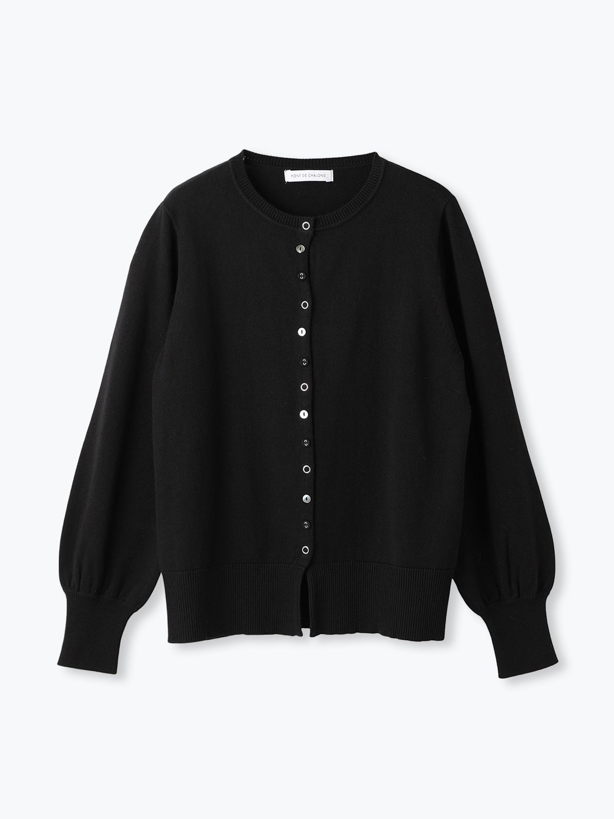 MIX BUTTON CASHMERE BLEND CARDIGAN PONT DE CHALONS ポンデシャロン